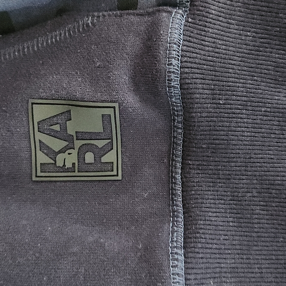 Limited edition Karl Lagerfeld blue camouflage hoodie - Picture 2 of 6